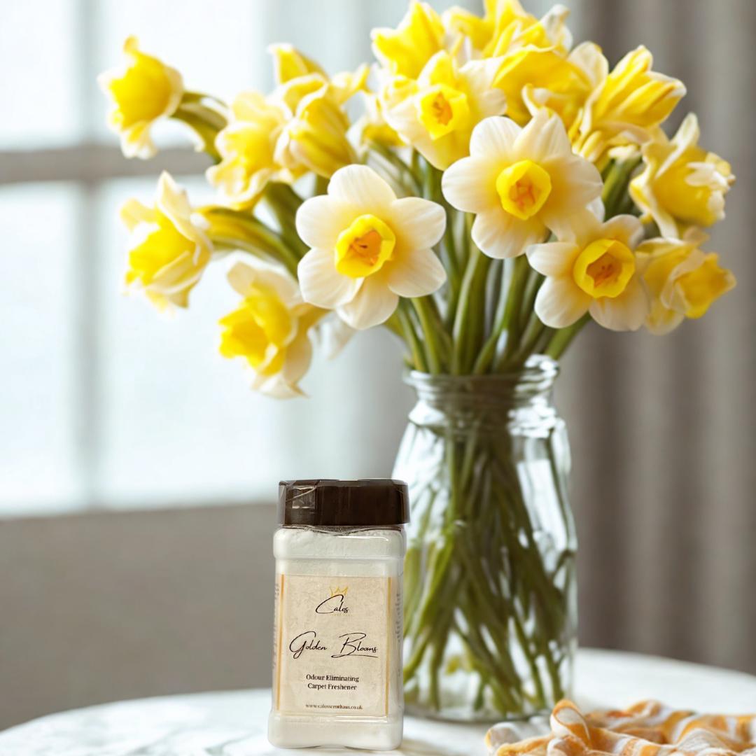 Golden Blooms Odour Eliminating Carpet Freshener